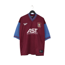 Load image into Gallery viewer, 1997/98 Milosevic #9 Aston Villa Vintage Reebok Home Football Shirt (XL)1