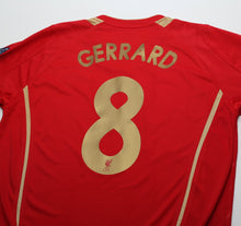Load image into Gallery viewer, 2005/06 GERRARD #8 Liverpool Vintage Reebok European Home Football Shirt (M)8