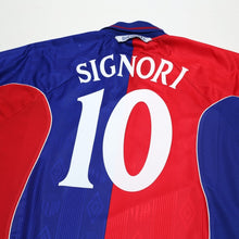 Load image into Gallery viewer, 2000/01 Signori #10 Bologna Vintage Umbro Home Football Shirt (M)10