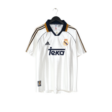 Load image into Gallery viewer, 1998/00 RAUL #7 Real Madrid Vintage Retro adidas Home Football Shirt (M)1