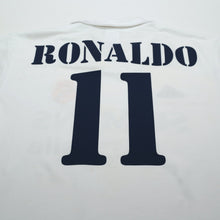 Load image into Gallery viewer, 2002/03 Ronaldo #11 Real Madrid Vintage adidas Centenary Home Football Shirt (M)11
