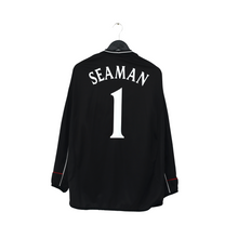 Load image into Gallery viewer, 2002/03 Seaman #1 England Vintage Umbro GK Football Shirt (L) 2002 WC Brazil1