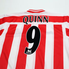 Load image into Gallery viewer, 1999/00 Quinn #9 Sunderland Vintage Asics Home Football Shirt (L)8