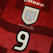 Load image into Gallery viewer, 1997/99 Shearer #9 England Vintage Umbro Away Football Shirt (L) Le Tournoi5