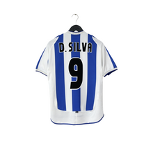 Load image into Gallery viewer, 2001/03 D. Silva #9 Malaga Vintage Umbro Home Football Shirt (S)0