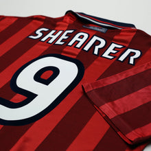Load image into Gallery viewer, 1997/99 Shearer #9 England Vintage Umbro Away Football Shirt (L) Le Tournoi12