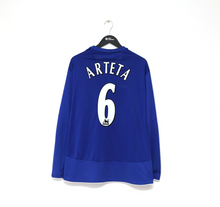 Load image into Gallery viewer, 2005/06 ARTETA #6 Everton Vintage Umbro Long Sleeve Home Football Shirt (XXL)