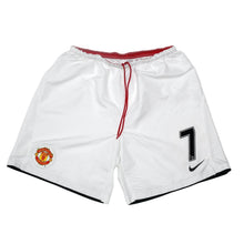 Load image into Gallery viewer, 2007/09 Ronaldo #7 Manchester United Vintage Nike Home Football Shorts (L) 34/36