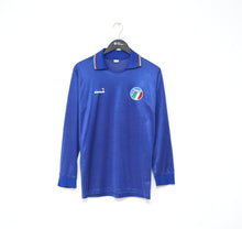 Load image into Gallery viewer, 1986/90 ITALY Vintage Diadora Football Shirt Jersey (S/M) Maldini, Baggio Era