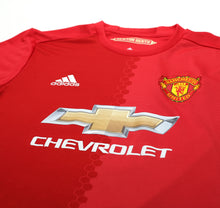 Load image into Gallery viewer, 2016/17 MANCHESTER UNITED Vintage adidas Home Football Shirt (M)