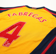 Load image into Gallery viewer, 2008/09 FABREGAS #4 Arsenal Vintage Nike MATCH ISSUE Away Football Shirt SIGNED