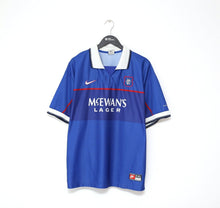 Load image into Gallery viewer, 1997/98 NEGRI #9 Rangers Vintage Nike European Home Football Shirt Jersey (XL)