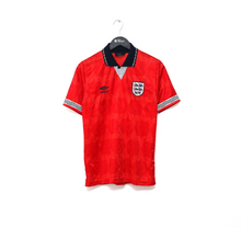 Load image into Gallery viewer, 1990/92 GASCOIGNE #19 England Retro Umbro Away Football Shirt (S) Italia 90