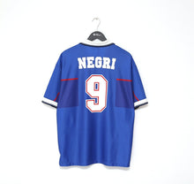 Load image into Gallery viewer, 1997/98 NEGRI #9 Rangers Vintage Nike European Home Football Shirt Jersey (XL)