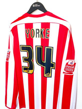 Load image into Gallery viewer, 2006/07 YORKE #34 Sunderland Vintage Lonsdale Football Shirt (XL) Signed Issued