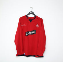 Load image into Gallery viewer, 2004/05 RANGERS Vintage Diadora LS Away Football Shirt Jersey (2XL - XXL)