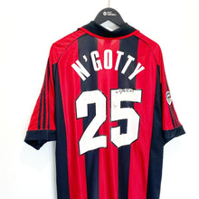 Load image into Gallery viewer, 1998/00 N'GOTTY #25 AC Milan Vintage adidas MATCH WORN Home Football Shirt (XL)