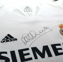 Load image into Gallery viewer, 2004/05 OWEN #11 Real Madrid Vintage adidas MATCH ISSUE Home Football Shirt (L)