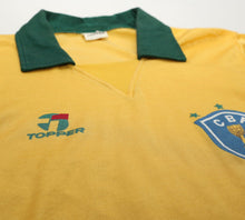 Load image into Gallery viewer, 1988/91 BRAZIL Vintage Topper Home Football Shirt Jersey (S/M)