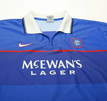 Load image into Gallery viewer, 1997/98 NEGRI #9 Rangers Vintage Nike European Home Football Shirt Jersey (XL)