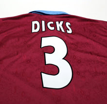 Load image into Gallery viewer, 1995/97 DICKS #3 West Ham United Vintage PONY Football Shirt (S)