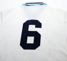 Load image into Gallery viewer, 1995 ENGLAND Vintage Umbro Home MATCH WORN/ISSUED/SIGNED Football Shirt (XL)