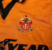 Load image into Gallery viewer, 1995/96 BULL #9 Wolverhampton Wanderers Vintage Nutmeg Home Football Shirt (S)