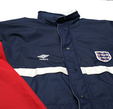 Load image into Gallery viewer, 1986 ENGLAND Vintage Umbro Training Rain Jacket (M) Bobby Robson Era
