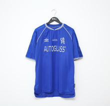 Load image into Gallery viewer, 1999/01 WISE #11 Chelsea Vintage Umbro FA CUP FINAL 2000 Football Shirt (XL)