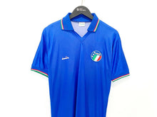 Load image into Gallery viewer, 1990 MALDINI #7 Italy Vintage Diadora Home Football Shirt Italia 90 (M) AC Milan