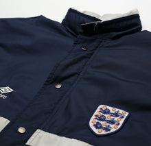 Load image into Gallery viewer, 1986 ENGLAND Vintage Umbro Training Rain Jacket (M) Bobby Robson Era