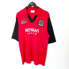 Load image into Gallery viewer, 1995/96 SHEARER #9 Blackburn Rovers Vintage Asics Away Football Shirt Jersey (XL)