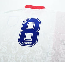 Load image into Gallery viewer, 1996/97 GASCOIGNE #8 Rangers Vintage adidas Away Football Shirt Jersey (XXL)