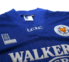 Load image into Gallery viewer, 1992/94 LEICESTER CITY Vintage Fox Leisure Home Football Shirt (S)