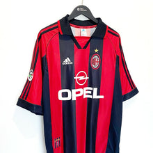Load image into Gallery viewer, 1998/00 N'GOTTY #25 AC Milan Vintage adidas MATCH WORN Home Football Shirt (XL)