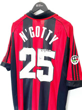 Load image into Gallery viewer, 1998/00 N'GOTTY #25 AC Milan Vintage adidas MATCH WORN Home Football Shirt (XL)