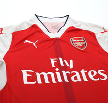 Load image into Gallery viewer, 2016/17 ARSENAL Vintage PUMA Home Long Sleeve Football Shirt (S)
