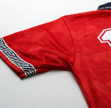 Load image into Gallery viewer, 1990/92 GASCOIGNE #19 England Retro Umbro Away Football Shirt (S) Italia 90