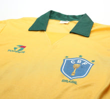 Load image into Gallery viewer, 1988/91 BRAZIL Vintage Topper Home Football Shirt Jersey (S/M)
