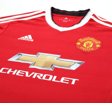 Load image into Gallery viewer, 2015/16 MANCHESTER UNITED Vintage adidas Home Football Shirt (M)