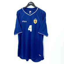 Load image into Gallery viewer, 2000/02 LAMBERT #4 Scotland Vintage FILA Home Football Shirt (XL) Celtic