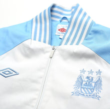 Load image into Gallery viewer, 2010/12 Manchester City Vintage Umbro Football Walkout Jacket Track Top (S)