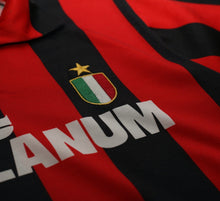 Load image into Gallery viewer, 1988/89 AC MILAN Vintage Kappa Long Sleeve Home Football Shirt Jersey (S)