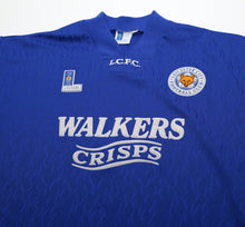 Load image into Gallery viewer, 1992/94 LEICESTER CITY Vintage Fox Leisure Home Football Shirt (L)
