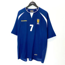 Load image into Gallery viewer, 2003/05 FLETCHER #7 Scotland Vintage Diadora Home Football Shirt (XL) Man Utd