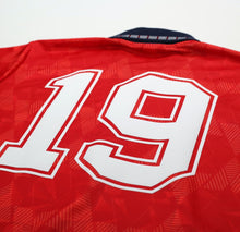 Load image into Gallery viewer, 1990/92 GASCOIGNE #19 England Retro Umbro Away Football Shirt (S) Italia 90