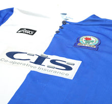 Load image into Gallery viewer, 1996/98 DUFF #25 Blackburn Rovers Vintage ASICS Home Football Shirt (L)