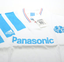 Load image into Gallery viewer, 1992/94 MARSEILLE Vintage adidas Equipment Long Sleeve Football Shirt (XS) BNWT