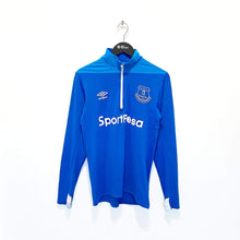 Load image into Gallery viewer, 2018/19 EVERTON Vintage Umbro Warm Up Football Training Track Top Jacket (S)
