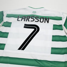 Load image into Gallery viewer, 2003/04 Larsson #7 Celtic Vintage Umbro European Home Football Shirt (L)
